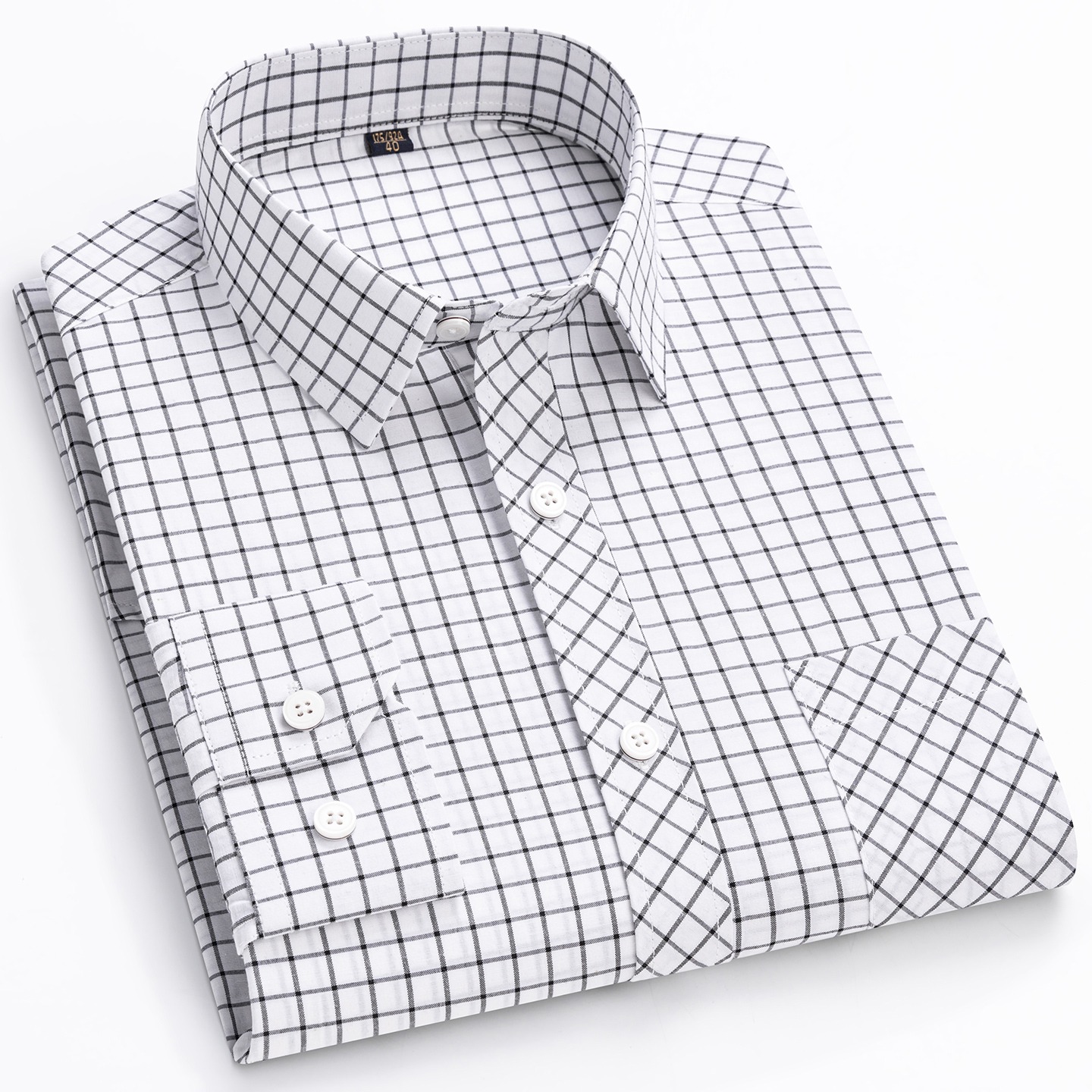 Chemises de luxe 100% coton pour hommes, haute qualité, manches longues, coupe ajustée, à carreaux, douces, décontractées, fines, nouveau design, boutonnées, vêtements pour homme