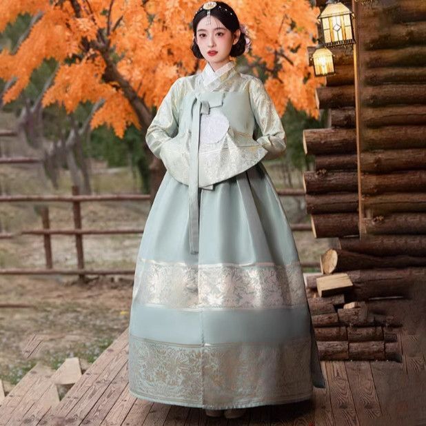 Costume ethnique traditionnel coréen, robe de princesse pour femme, Hanbok Palace, voyage, danse classique, ensemble Hanbok pour femmes