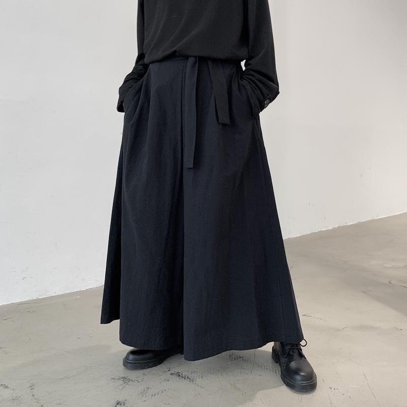 Large Hanfu chinois Style Harajuku Hakama Kimono Tang décontracté hommes 2023 pantalons masculins uniformes hommes Kendo pantalon samouraï pantalon