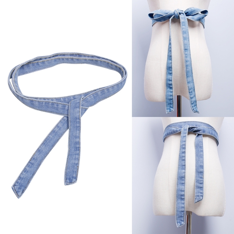 Denims taille sangle jean robes ceinture décorative femmes fille taille décors en gros