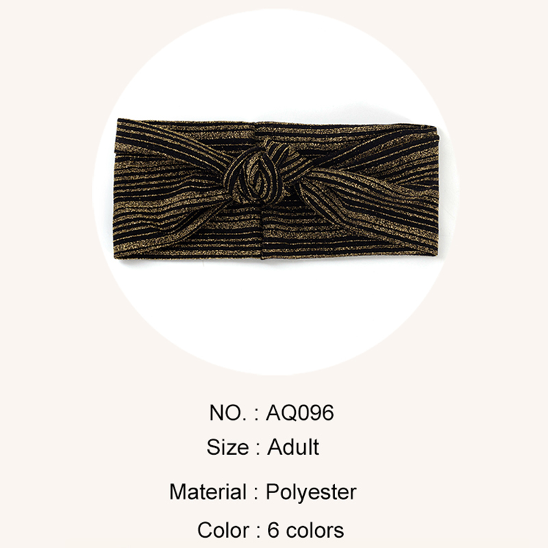 Geebro – bandeau à rayures pour femmes, Turban torsadé noué à la mode, accessoires de cheveux pour filles