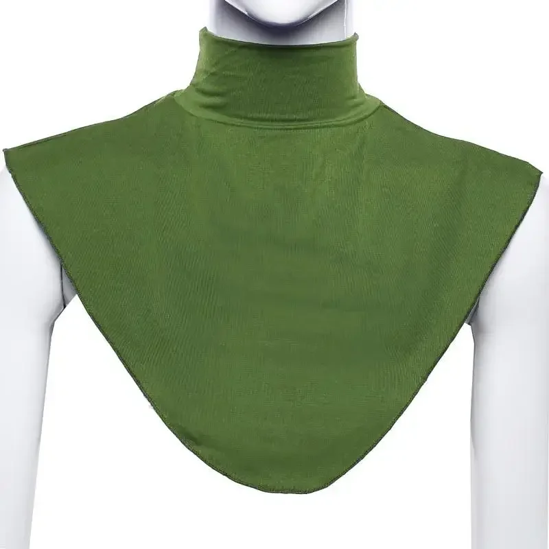 Faux col en Modal pour femmes musulmanes, Extensions de Hijab islamique, col roulé, couverture de cou haut, demi-haut plus chaud, écharpe Hijab, enveloppe courte
