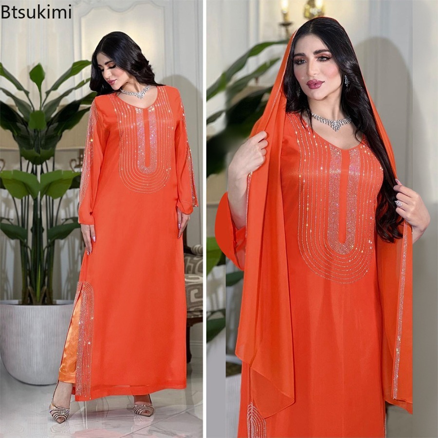 Robes de soirée saoudiennes pour femmes, mode musulmane, abayas élégantes, vestidos, kaftan décontracté du Maroc, robe islamique du Moyen-Orient, robe femme