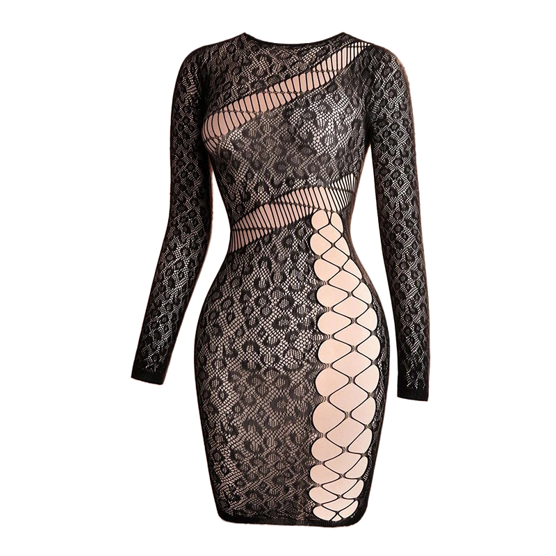 Robe moulante ajourée en résille pour la plage, maillot de bain transparent en maille pour femme, idéal pour l'été et les festivals
