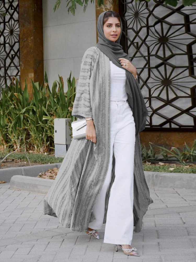 Abaya-Robe longue pour femmes musulmanes, vêtement de printemps, marocain, indien, dubaï, arabe, imprimé, Turquie, Eid, kaftan éducatif