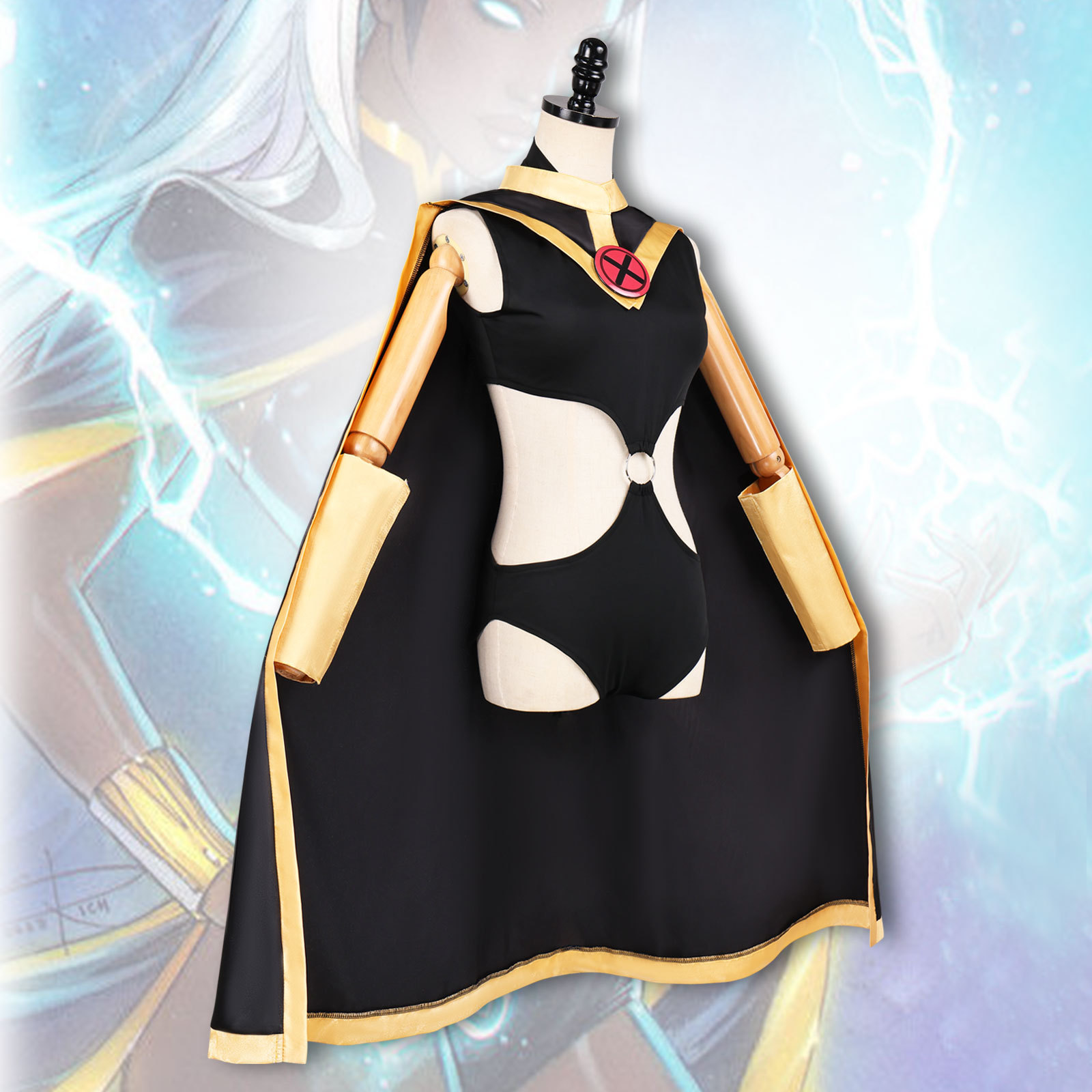 Costume de cosplay Stooorm pour femme, uniforme adulte, cape, tenue de fête d'Halloween, costume de carnaval, vêtements de jeu de rôle, performance scénique