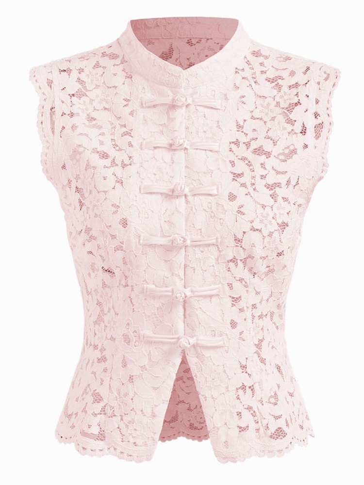 Chemisiers en dentelle pour femmes 2026 – Nouveauté été-automne – Blouse sans manches élégante pour le bureau – Haut de travail chic – Blusas Mujer De Moda