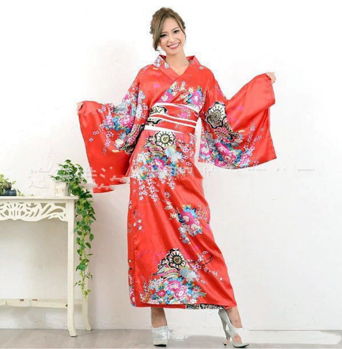 Kimono Yukata traditionnel japonais avec Obi, robe de soirée Vintage pour femmes, robe Geisha, Festival, spectacle de bal, Cosplay