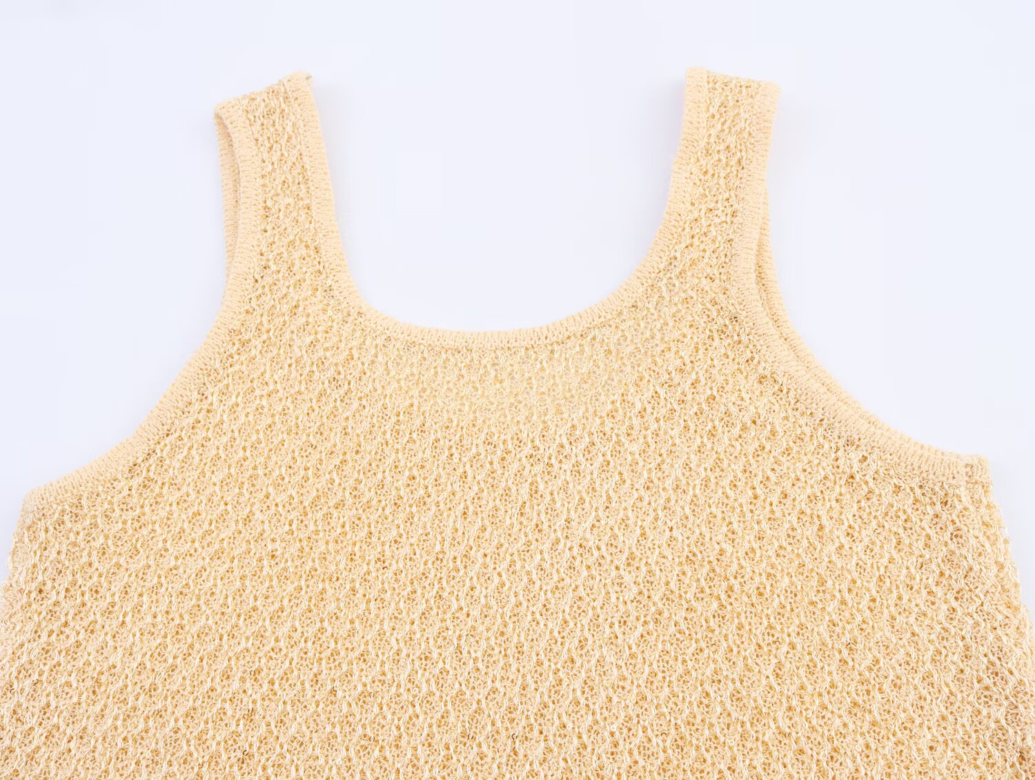 Vêtements pour femmes, nouveau Style européen et américain, mode Simple, décoration de perles, haut tricoté, gilet tricoté, 2025