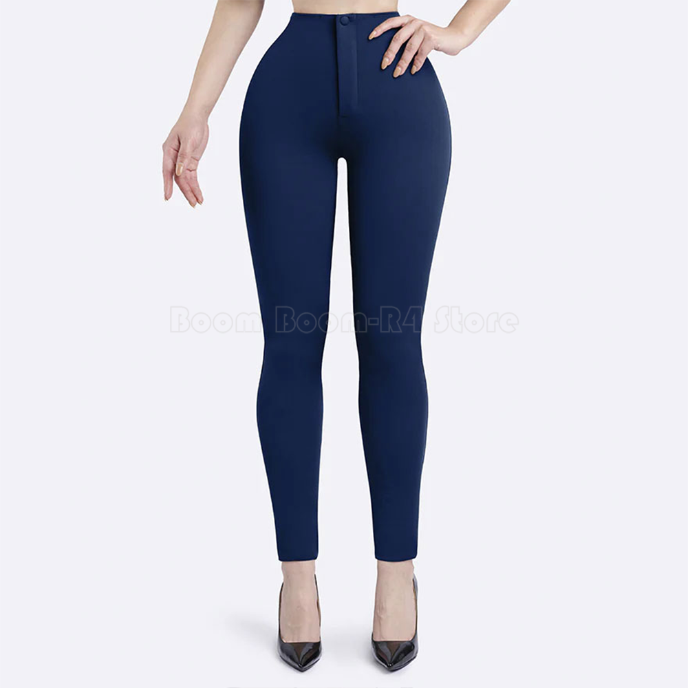 Pantalon taille haute à jambes fines pour femmes, contrôle du ventre, Push-Up, pantalon de gymnastique, Leggings décontractés, Yoga, doux, extensible, confortable
