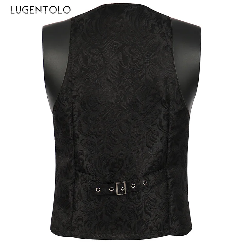Gilet médiéval pour hommes, costume de chevalier des Templiers pour Halloween, tunique rétro décontractée, panneaux, veste pour fêtes, événements et spectacles.