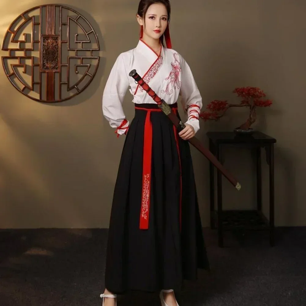 Costumes traditionnels pour femmes, vêtements chinois anciens, haut de gamme, jeunes maîtres, printemps et automne