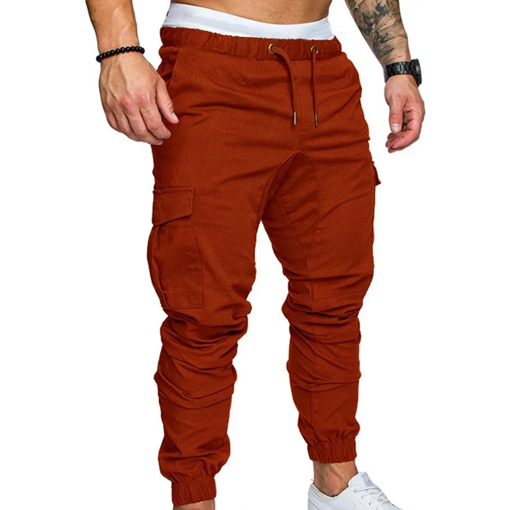 Pantalon de Jogging à Poches Réglables pour Homme, Décontracté, Slim Fit, Rayé, Nouvelle Collection Printemps Automne