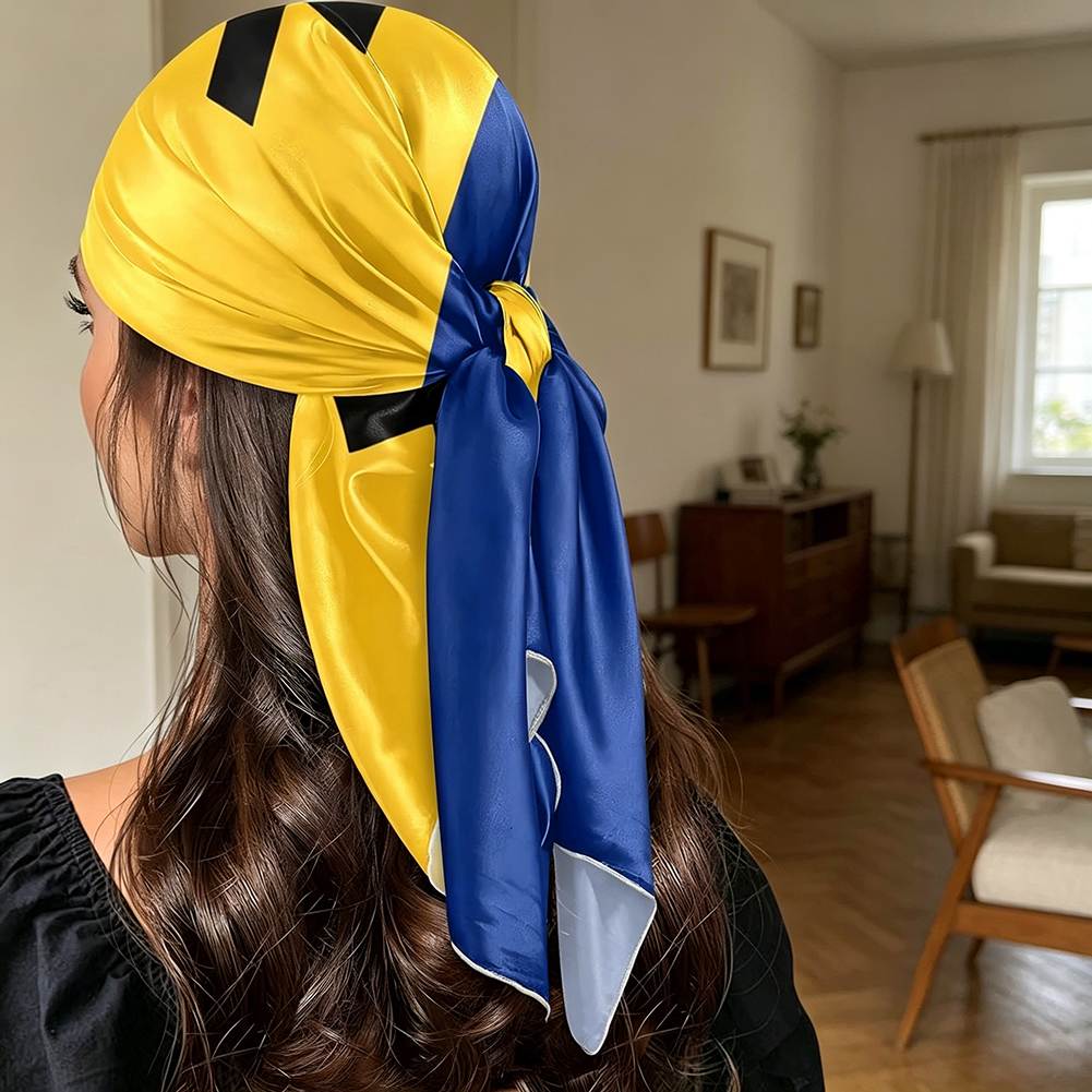 Foulard motif drapeau National bandeau de sport bandeau carré pour bandeau de Football bandeau de Yoga pour hommes et femmes