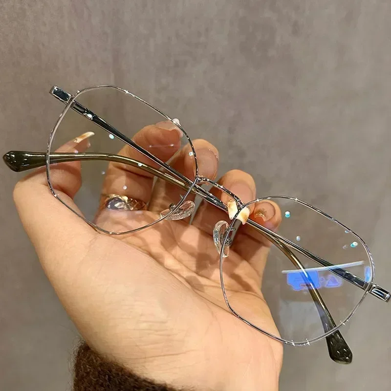 Lunettes rondes moins pour femmes et hommes, verres transparents ultra-légers, lunettes de vision de près, lunettes de myopie avec dioptrie, mode contrevenants