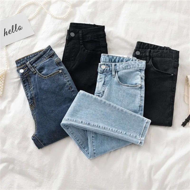Jeans femme mince femme Denim pantalon femmes jean printemps automne femme bas extensible Feminino pantalon maigre femmes pantalon