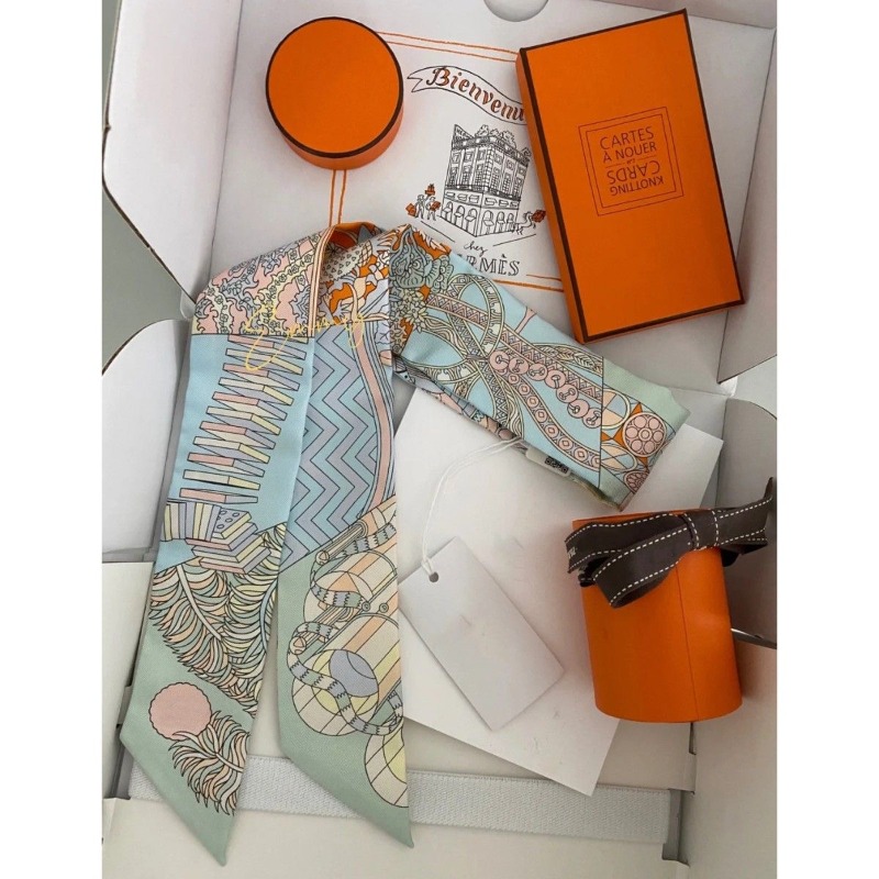 Écharpe Double face de Style français, cadeau quatre saisons pour femmes, bandeau de cheveux polyvalent, poignée de sac à main, ruban de décoration, longue bande