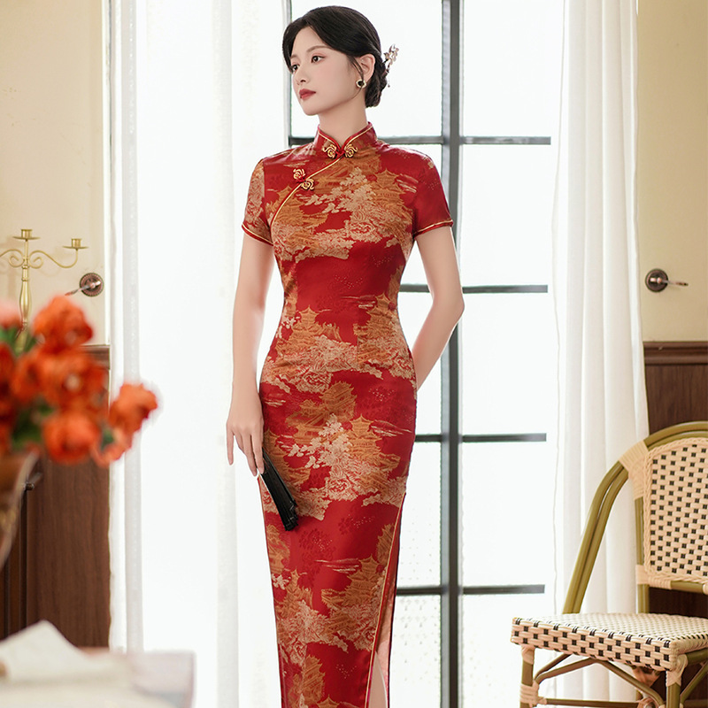 Robes Cheongsam vintage pour femmes, Streetwear décontracté, Vêtements élégants, Style chinois, Style ethnique, Mode, Nouveau