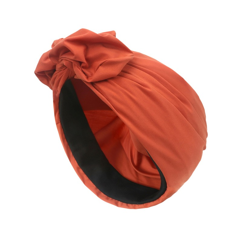 Bonnet femmes Turban couleur Pure décontracté dame foulard chapeau adulte mode casquette foulard français avec plus de ceinture méthode chapeau Spot marchandises