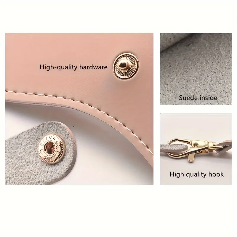 Sac à lunettes de soleil en cuir souple-étui à lunettes en cuir support Portable mince pochette pour lunettes de soleil étui à lunettes
