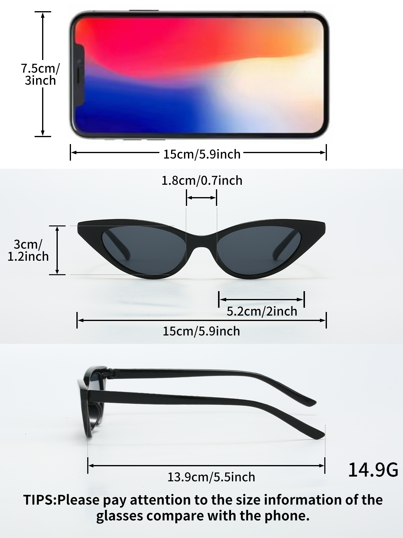 Ensemble de 5 lunettes de soleil classiques entièrement noires, multi-styles, accessoires de mode décontractés et simples, couleur unie, adaptées à un usage quotidien