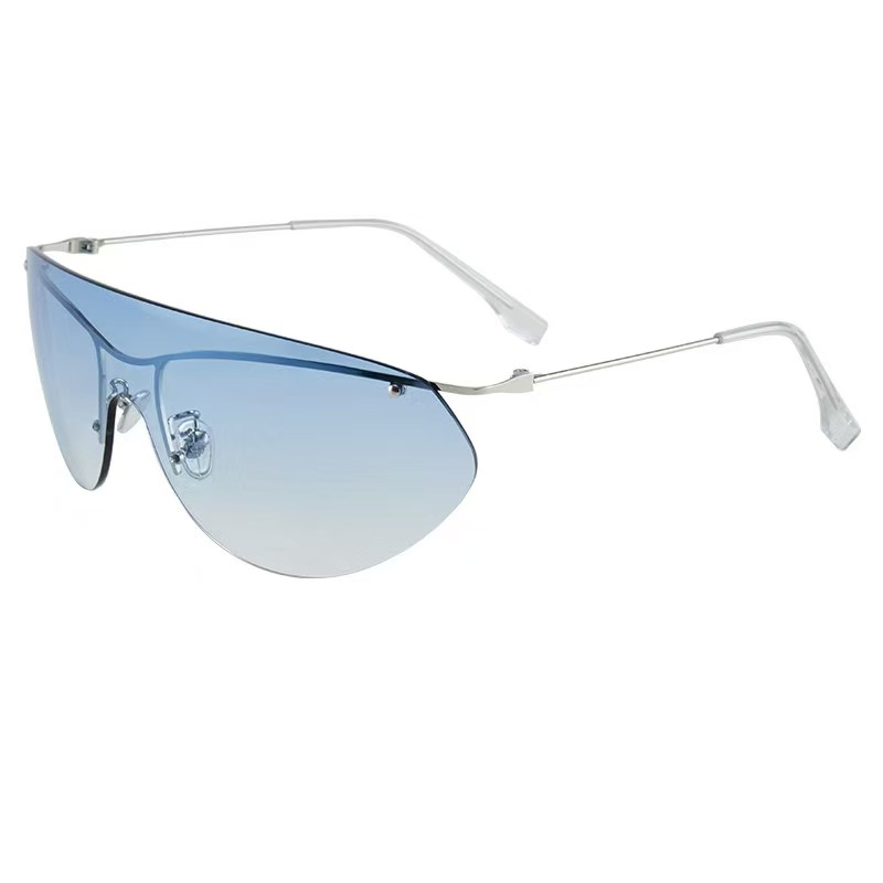 Nouveau Style femme lunettes de soleil mode Y2K élégant coupe-vent hommes lunettes de soleil randonnée vélo femmes lunettes