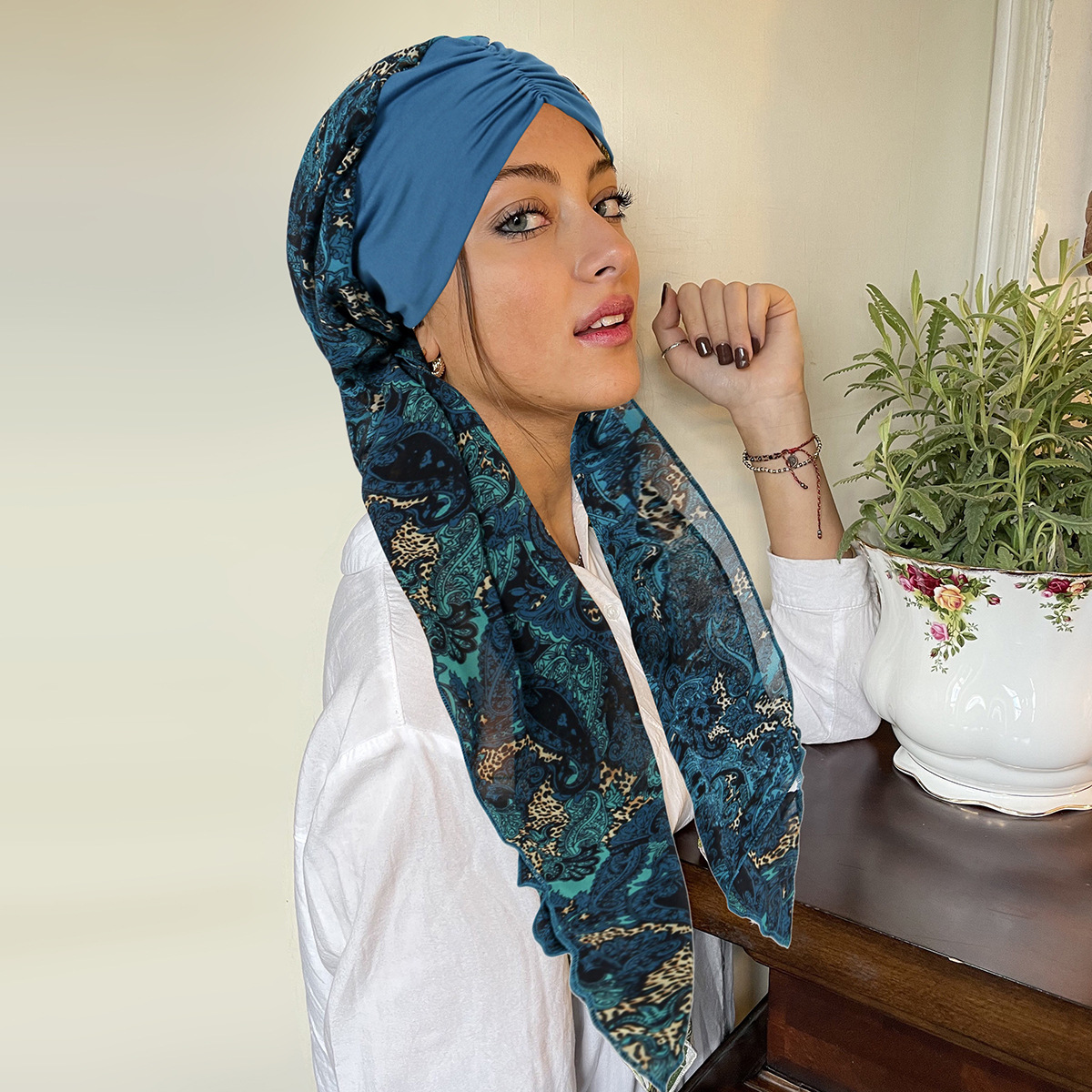 2026 nouveau printemps cheveux couverture casquette avec mousseline de soie Hijab musulman Turban chapeau femmes chimio casquette foulard enveloppes africain Beanie chapeaux