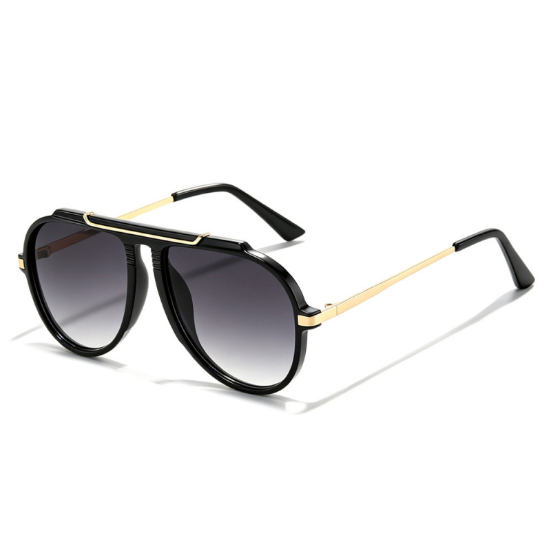 Lunettes de soleil aviateur de marque tendance pour hommes et femmes, protection UV400, idéales pour la conduite, les voyages, les vacances et le quotidien