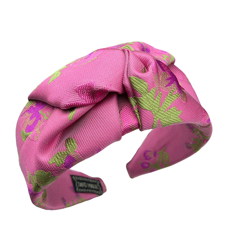 Serre-tête à barrettes pour femme, tendance et élégant, avec volume sur le dessus, accessoire de coiffure externe, bandeau de compression à bord large