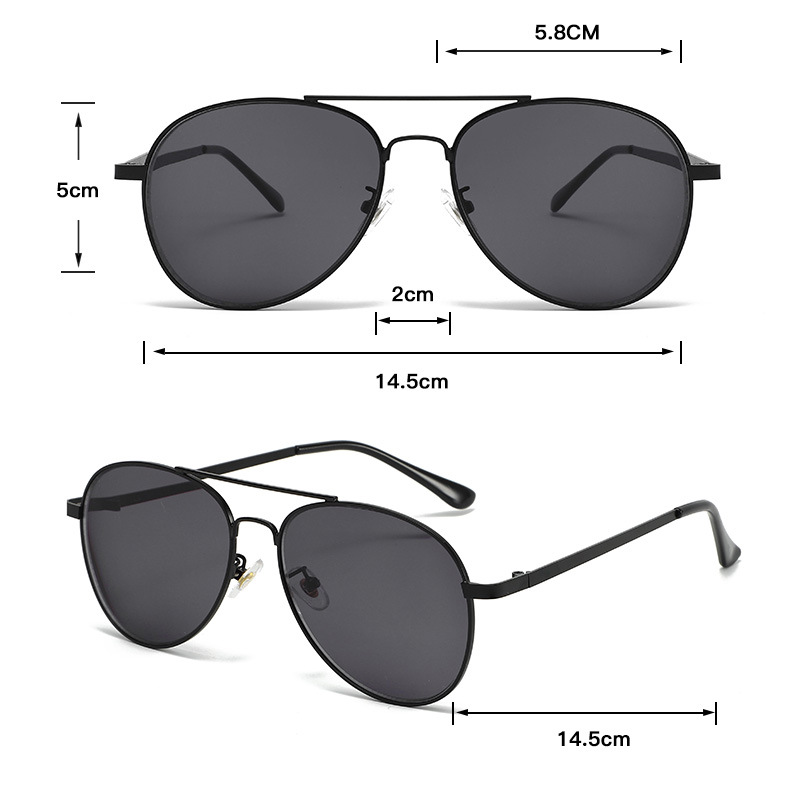 Nouvelles lunettes de myopie pilote pour la conduite des hommes, lunettes de soleil amincissantes à Double faisceau résistantes aux UV, dioptrie à-4.0