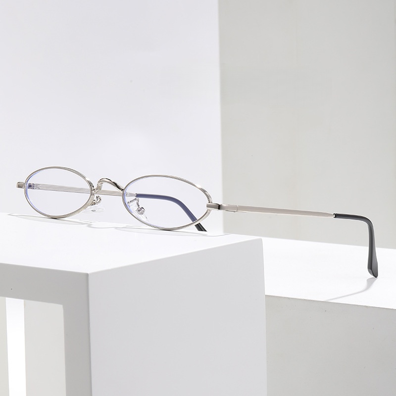 Montures de lunettes en métal ovales tendance pour hommes et femmes, lunettes de lecture personnalisées pour personnes d'âge moyen et âgées