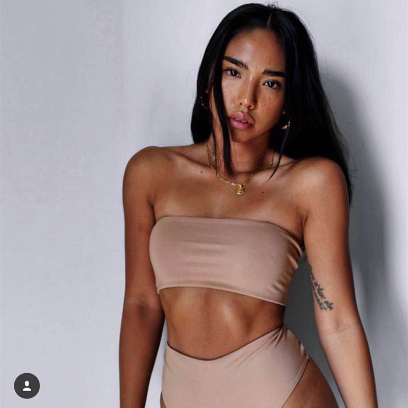 Ensemble de bikini brésilien Cikini pour femme, maillot de bain sexy, push-up, vêtements de plage, été