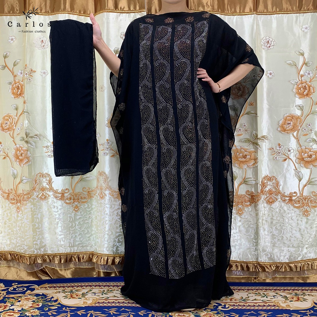 2025 nouvelle Robe longue africaine Maxi robes africaines pour femmes grande taille des deux côtés Robe en diamant Robe Femme vêtements vêtements africains