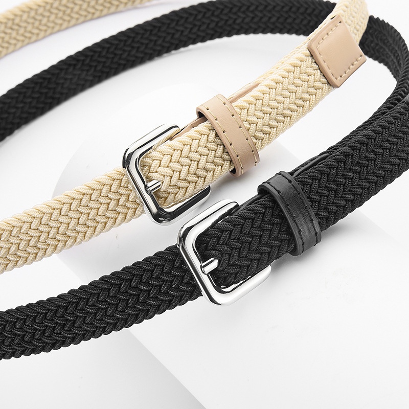 Ceinture en Nylon extensible pour enfants, Design Simple, accessoires en jean, ceinture d'entraînement pour Sports de plein air, boucle ardillon, ceinture en toile élastique