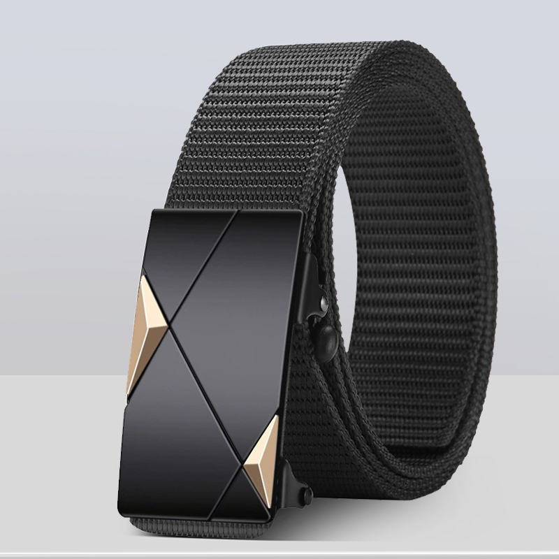 Ceinture en toile pour hommes, à la mode et Simple, tendance et polyvalente, short décontracté, adaptée aux Sports de plein air