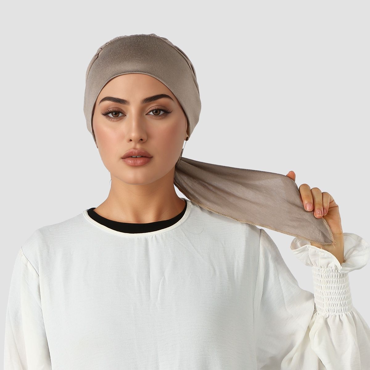 Hijab instantané en jersey musulman, turban à nouer, foulard élastique ethnique, chapeau islamique, bonnet tendance pour femme, turban féminin