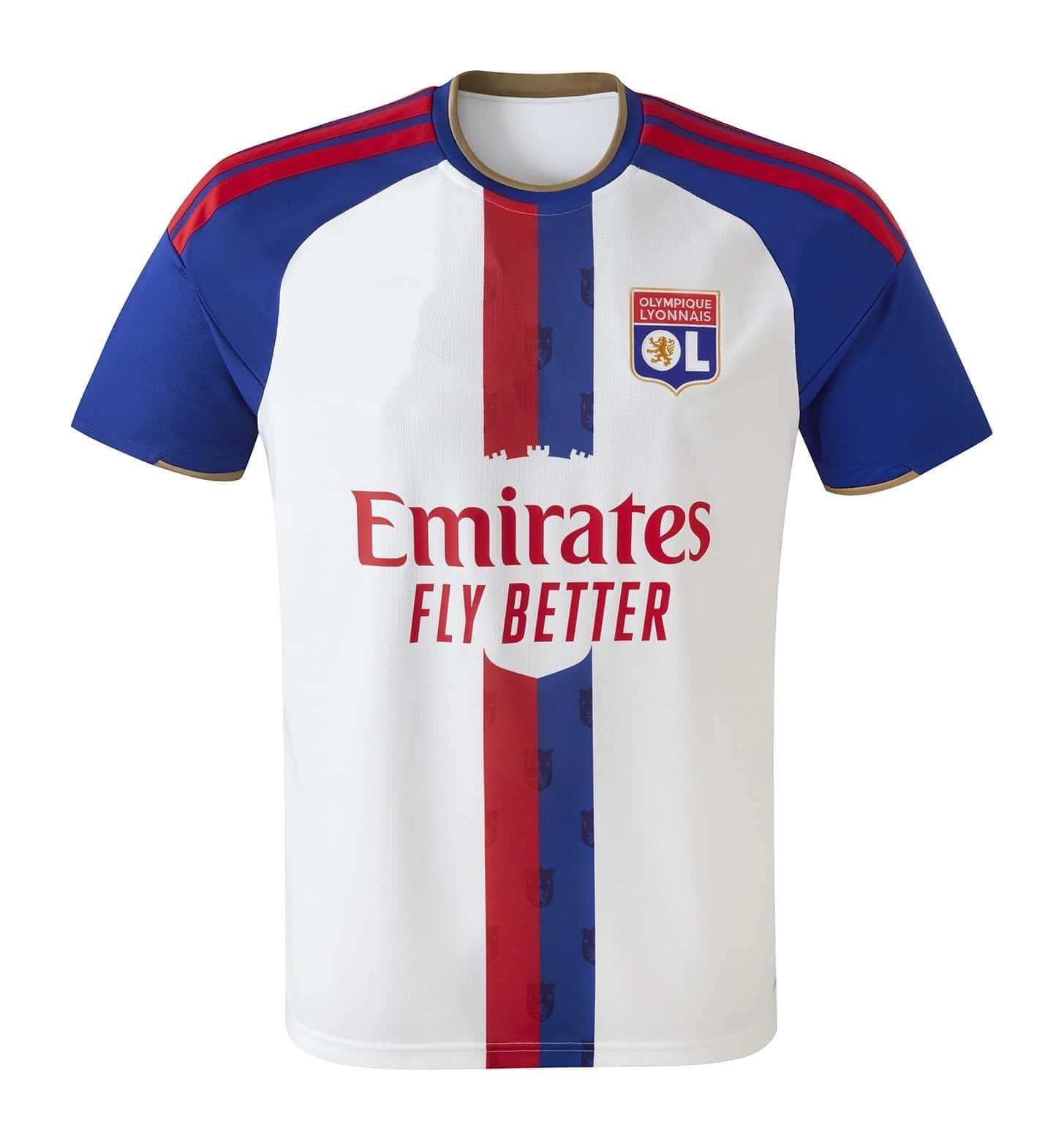 Maillot de football Lyonnais pour homme, jersey respirant à séchage rapide, collection été 2026, nouvelle saison 2026-27, design abstrait, vêtements de sport pour homme