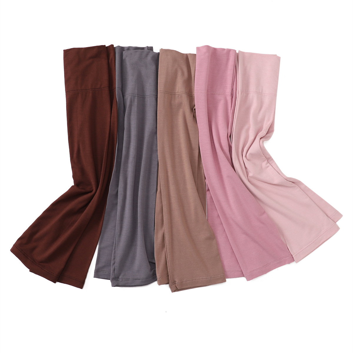Manchons d'été pour femmes en tissu modal, manches longues unies pour le Ramadan, protection solaire et activités de plein air