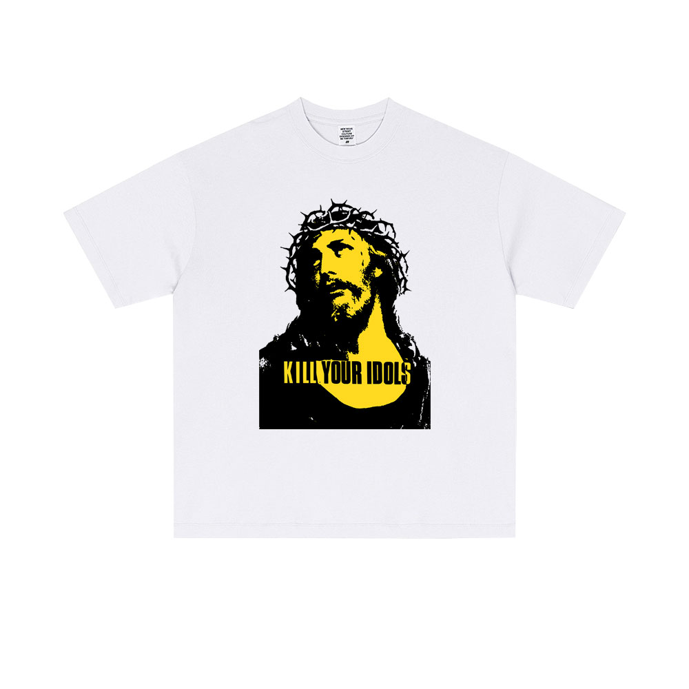 Offre spéciale tuer votre idole même Style graphique T-shirts hommes femmes rétro gothique Rock métal T-shirts hommes décontracté coton t-shirts hauts