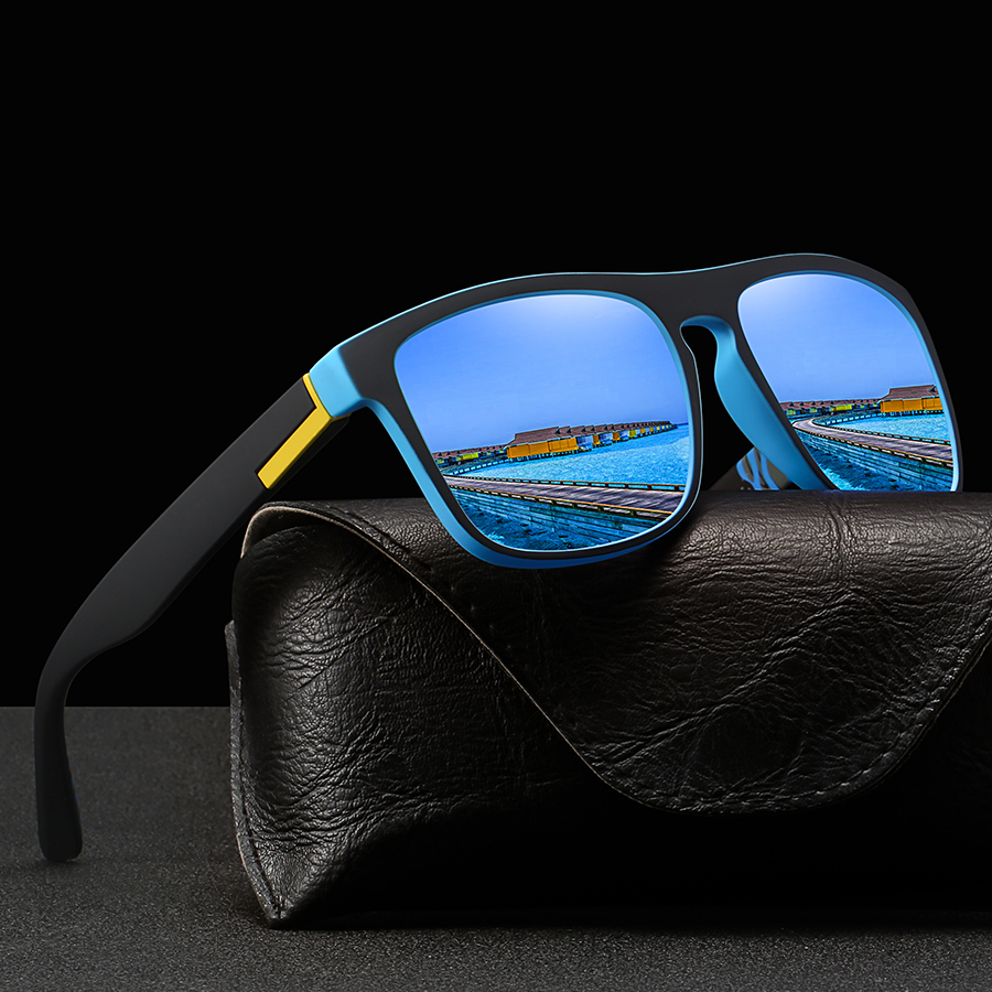 4 Paires de Lunettes de Soleil Sportives Classiques à Rayures Vintage Tendance pour Hommes et Femmes, Lunettes de Soleil de Marque Designer pour la Pêche, Lunettes pour Homme
