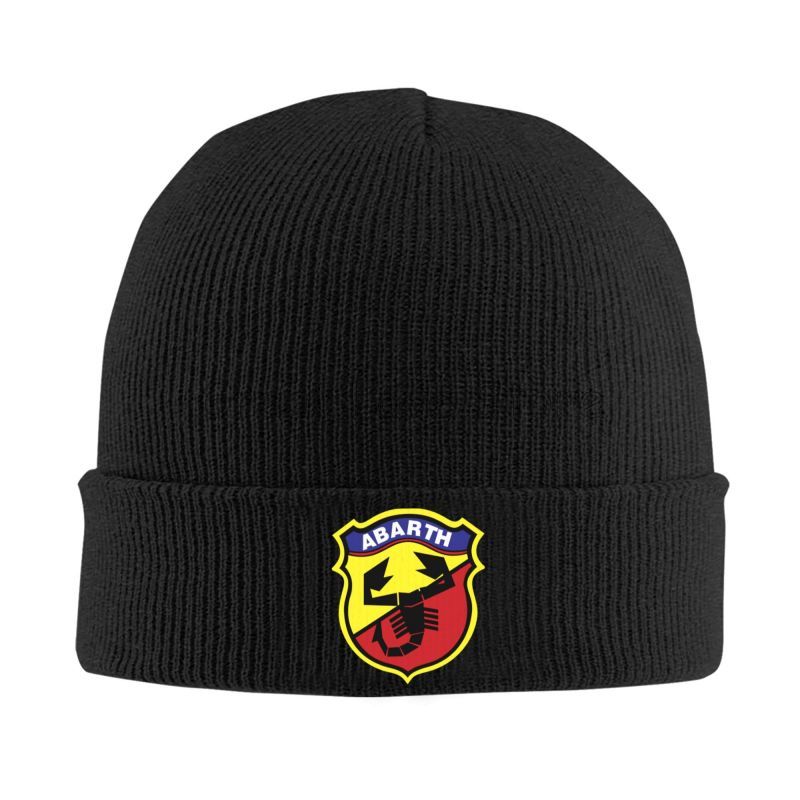 Abarth C Cool Print Bonnet chapeaux rue élastique tricot chapeau unisexe hiver chaud Skullies bonnets casquette pour voyage Camping en plein air