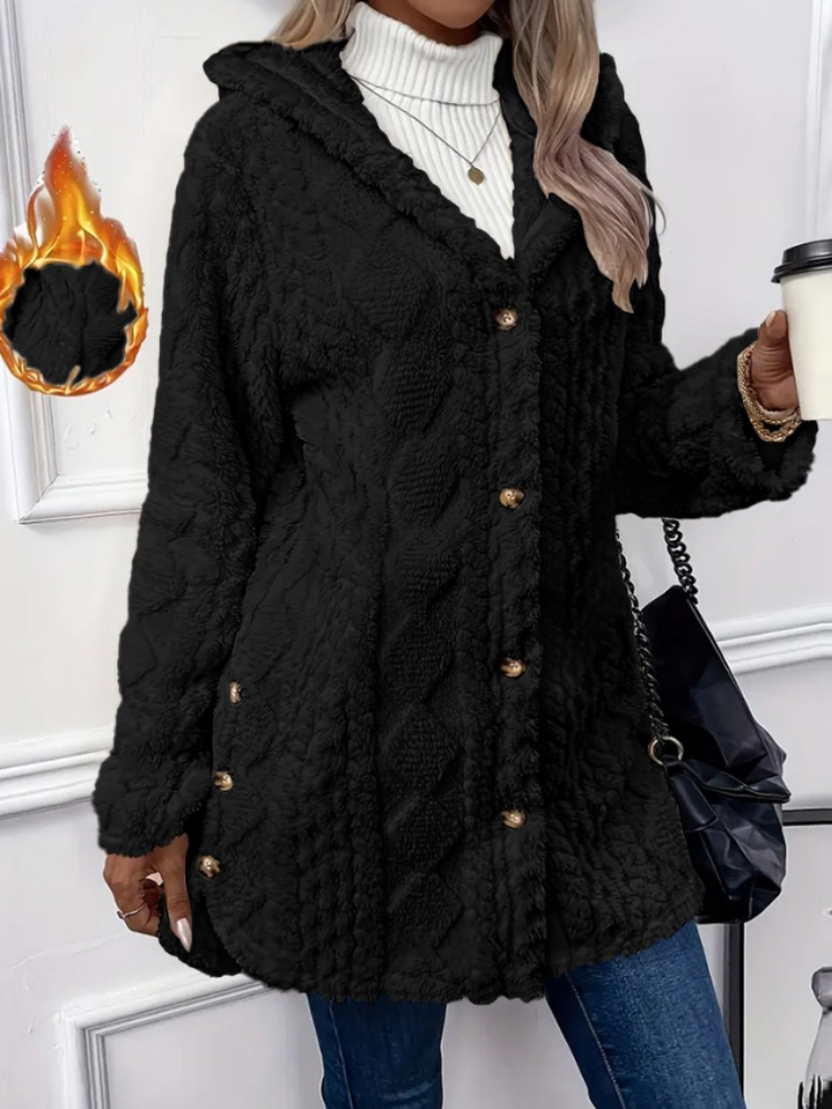 Manteau long à capuche pour femme, chaud et élégant, nouvelle collection hiver 2026, décontracté et élégant