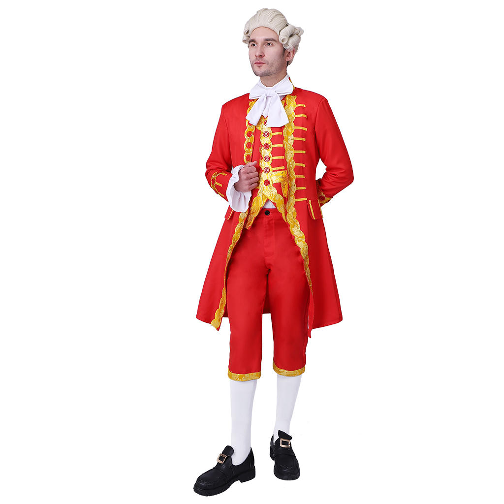 Costume de cosplay musical Hamilton King George, costume royal du XVIIIe siècle pour homme, cape royale, costumes pour fête d'Halloween, spectacles de théâtre