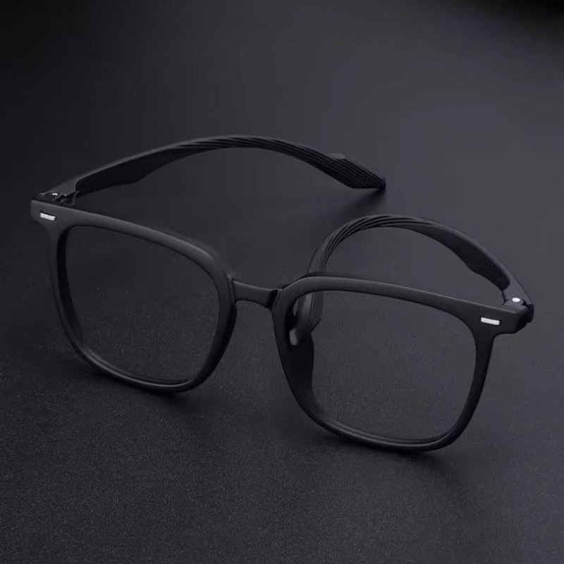 3 paires de lunettes anti-lumière bleue carrées noires, légères et confortables pour un usage quotidien.