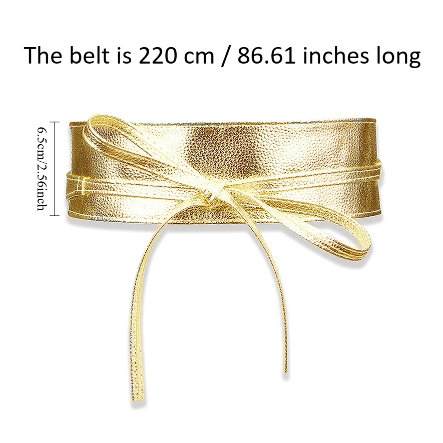 Nouvelle ceinture large pour femme, simple et polyvalente, avec nœud papillon, ceinture corset, accessoire décoratif pour robes