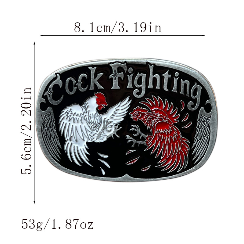 Boucle de ceinture en poulet, accessoire à la mode pour hommes et femmes