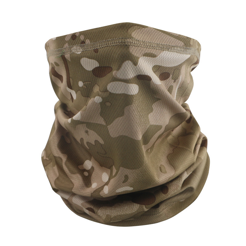 Foulard de Camouflage pour cyclisme en plein air, Protection solaire pour sport à séchage rapide, masque respirant