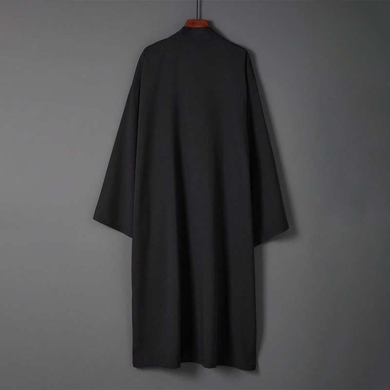Cardigan Trench-Coat mi-long polyvalent de couleur unie de style japonais Hong Kong, robe longue de style ancien de style chinois Hanfu vêtements de protection solaire veste de cosplay tendance