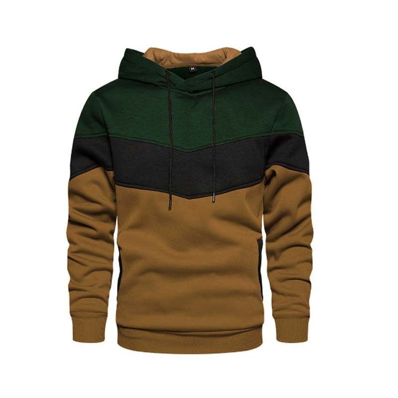 2025 nouveaux hommes sweat à capuche patchwork en plein air vêtements de sport décontractés mode de rue hommes polaire thermique sweat à capuche automne hiver manteau