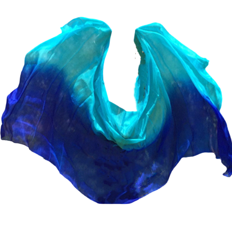 InjVeil teint à la main pour séparés euses du ventre, accessoires de danse du ventre, châle et écharpe, accessoires professionnels pour adultes, document nickel é, 250x114cm